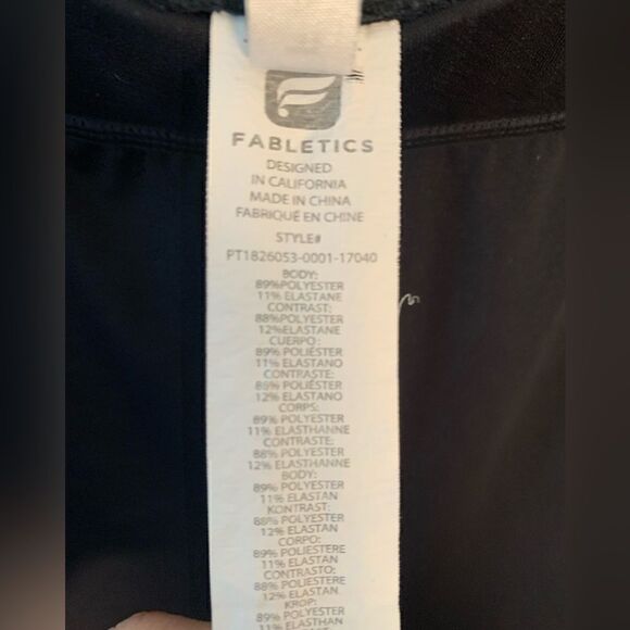 Fabletics EUC black venetia jogger pants Size medium - Picture 5 of 5